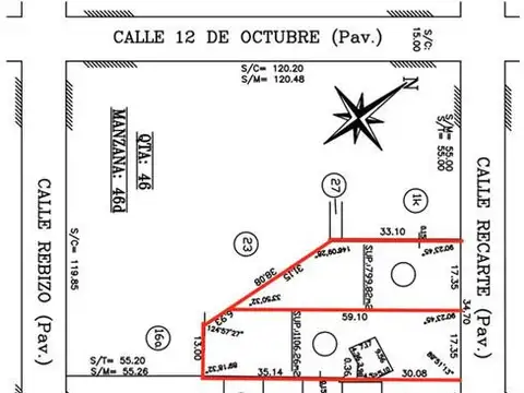 Terreno en Venta en Monte Grande, USD 290.000