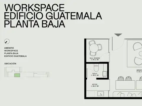 Departamento Monoambiente con 1 baño