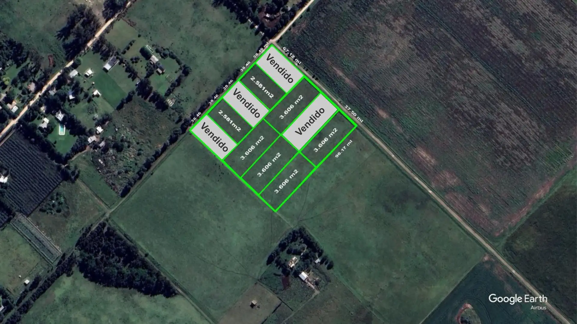 Venta lote de 3606m² en Estación Camet financiado