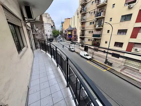 Alquiler Villa Crespo 2 Ambientes, balcon corrido
