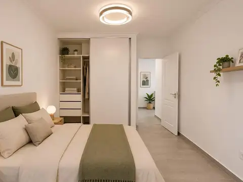 Departamento 2 ambientes con 1 baño