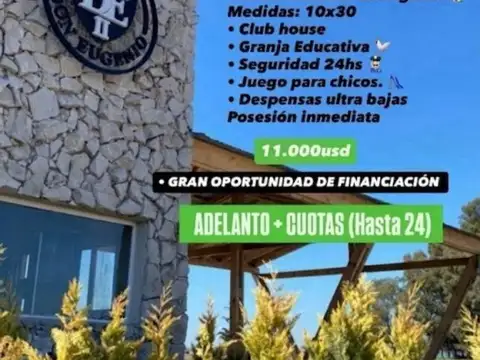 Terreno en Venta en Finca Don Eugenio, USD 11.000