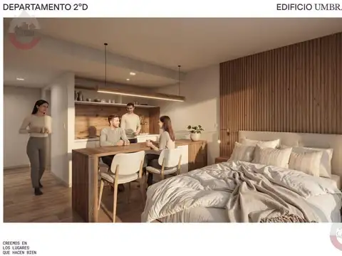 VENDIDO Departamento a Estrenar en el Centro de Bariloche | Umbral 1 | Financiación Disponible - 2 "D" -