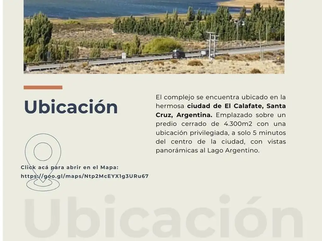 Emprendimiento en El Calafate - Etapa: En construcción