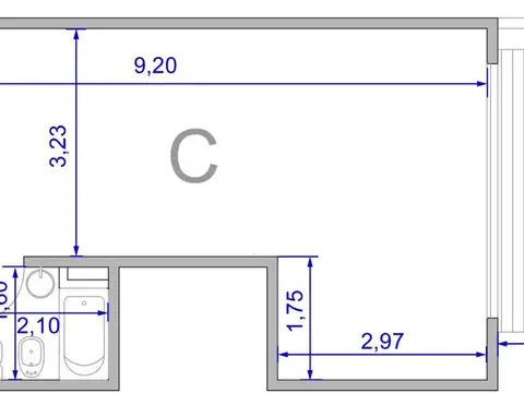 Departamento en Venta de Monoambiente