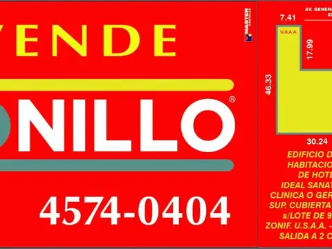 Lote venta Villa Pueyrredón
