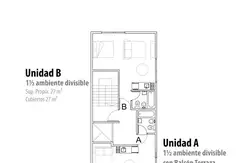 Estudios | 1 amb | 1½ amb divisible en Caballito