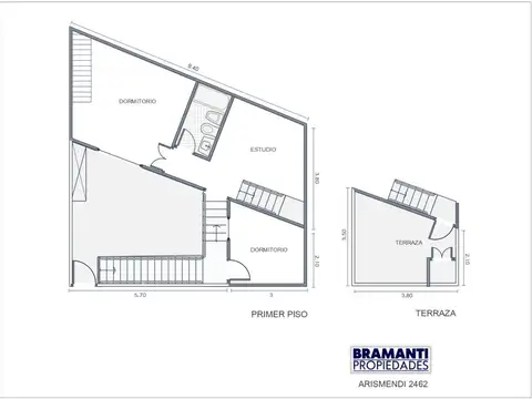 Depto Tipo Casa en Venta en Villa Urquiza, USD 298.000