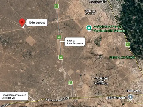 Ruta 67, Parque Industrial Neuquen