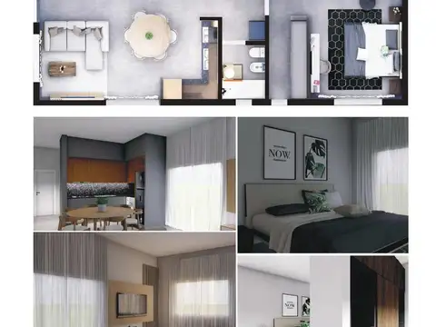 Departamento en Venta de 1 dormitorio