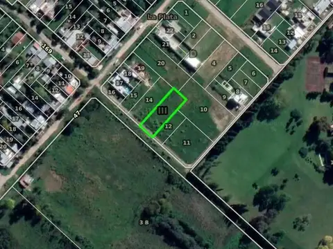 Terreno en Venta 17  mts Frente