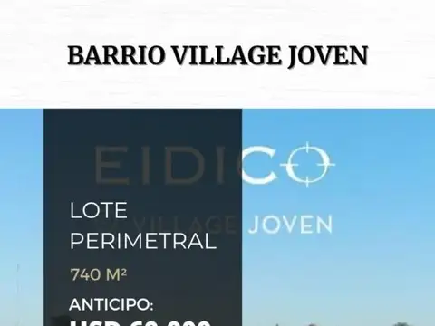 Hermoso lote en barrio Village Joven. Bella Vista