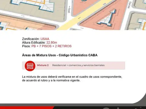 Terreno en Venta en Chacarita, USD 490.000