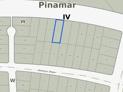 Terreno en Venta de 1263,0 m2