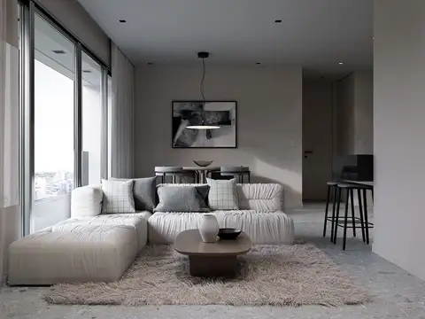 Departamento 2 ambientes con 1 baño