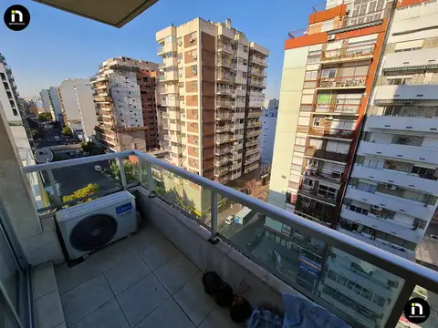 VILLA CRESPO - IMPECABLE MONOAMBIENTE DE 40M2 CON BALCÓN PISO ALTO HIPER LUMINOSO-VENTA