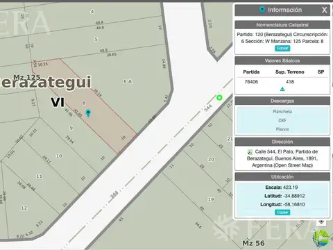 Terreno en Venta en Centro Agricola el Pato, USD 52.000