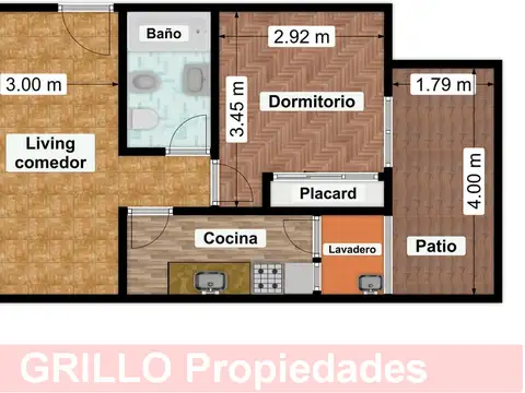 Departamento en Venta en Chilavert, USD 65.000