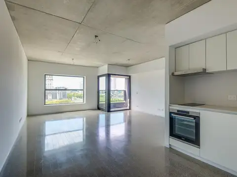 Un ambiente en alquiler precioso, con las mejores amenities de puerto madero