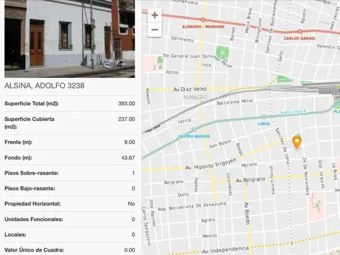 Terreno en Venta en Balvanera, USD 230.000