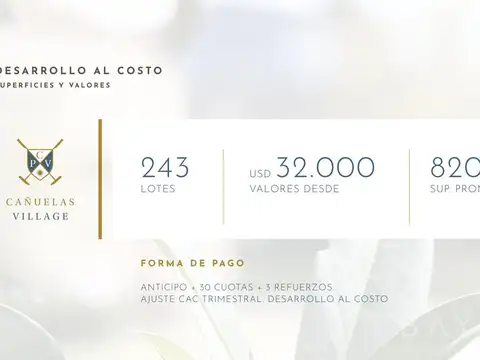 Terreno en Venta de 818,0 m2