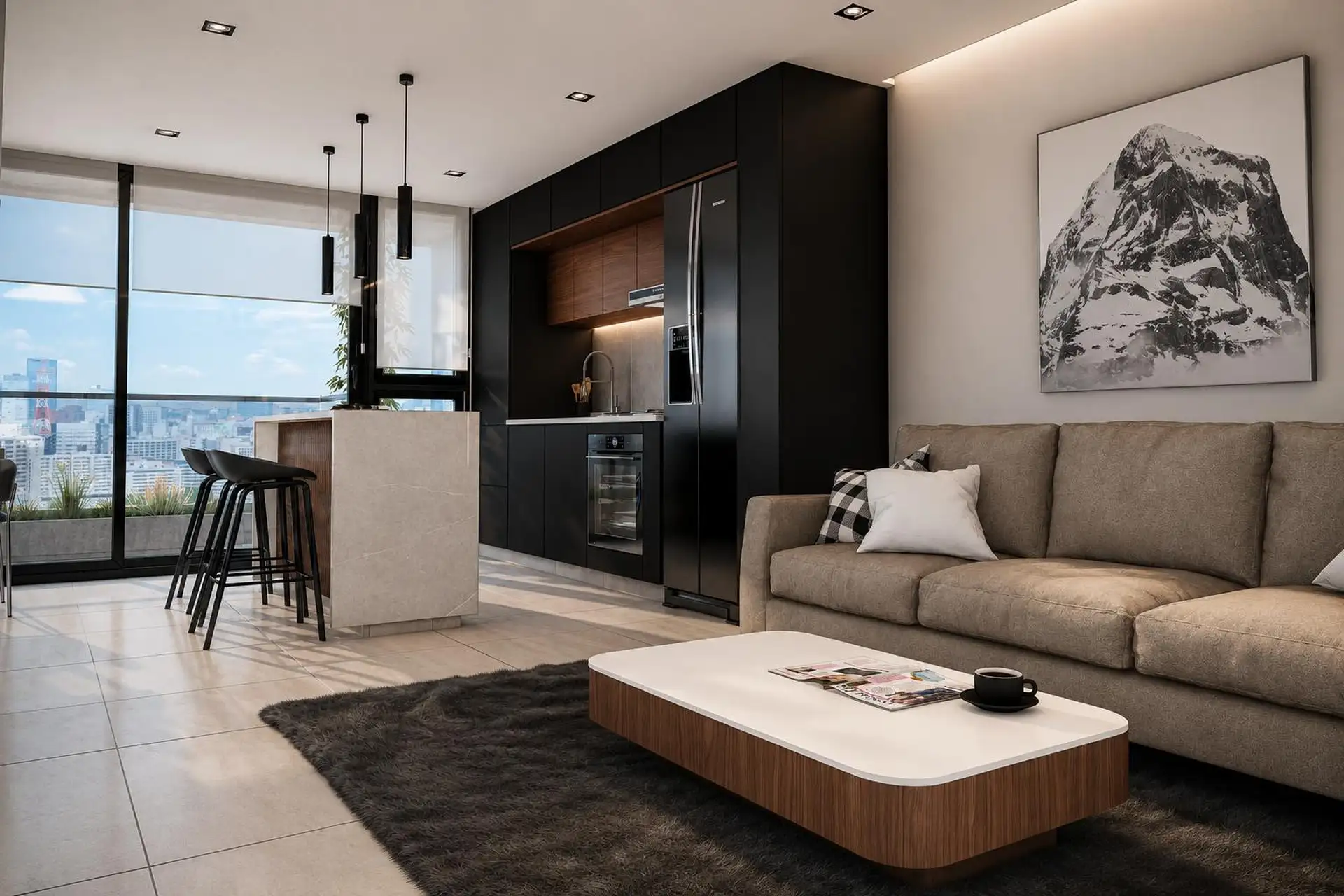 Depto 3 amb, 64m² con amenities y cocheras opcionales — Zona Guemes