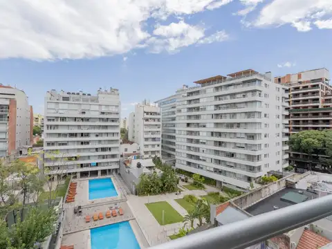 Departamento 2 ambientes con 2 baños