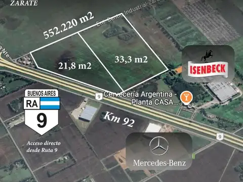 Terreno de 55 HAS INDUSTRIALES 