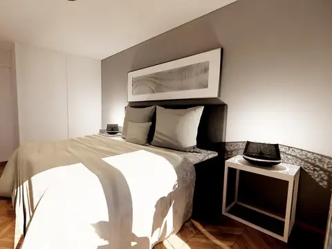 Departamento de un dormitorio con balcón en zona río, Pichincha. Financiación