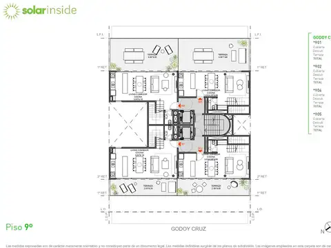 Triplex de 3 ambientes con terraza propia en venta en Palermo Soho