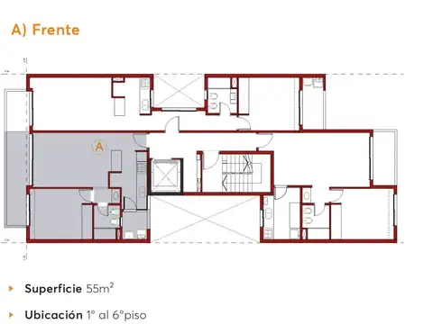 Departamento de un dormitorio en calle 43 entre 11 y 12 - La Plata Centro