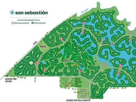 Terreno en Venta con 32m de Costa a Laguna en San Sebastian