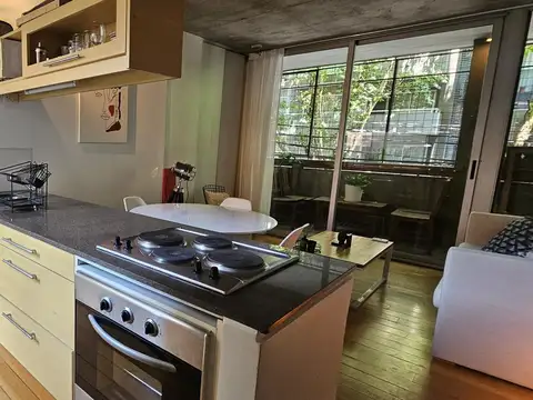 Departamento temporario 2 ambientes en Palermo Hollywood al frente