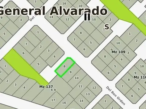 Terreno en Venta en Miramar, USD 31.000