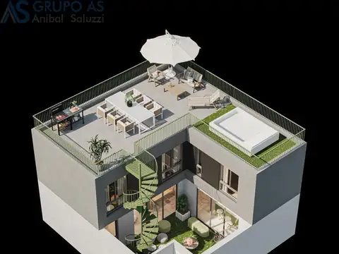 Casa 4 ambientes con 3 baños