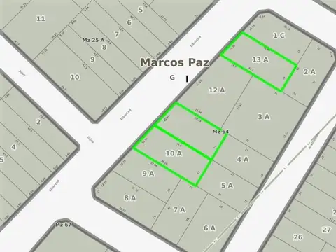 Terrenos en Marcos Paz