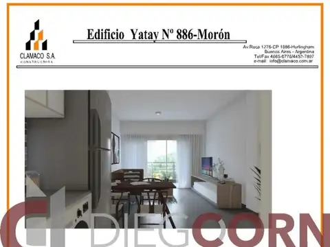 Departamento en Venta de 2 ambientes