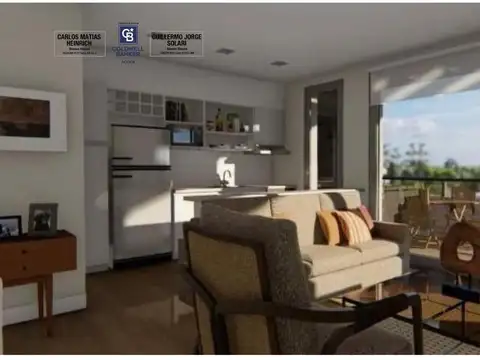 Departamento 3 ambientes con 1 baño