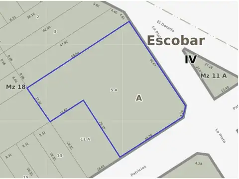 Lote 1.800m² en calle La Plata, Ing. Maschwitz. Excelente ubicacion Comercial.