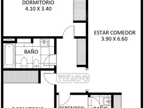 Departamento en Venta de 3 ambientes