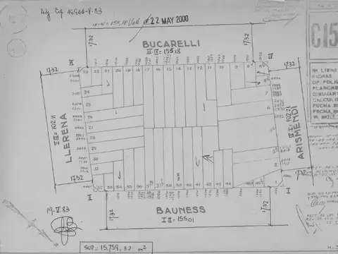 Terreno en Venta en Parque Chas, USD 460.000