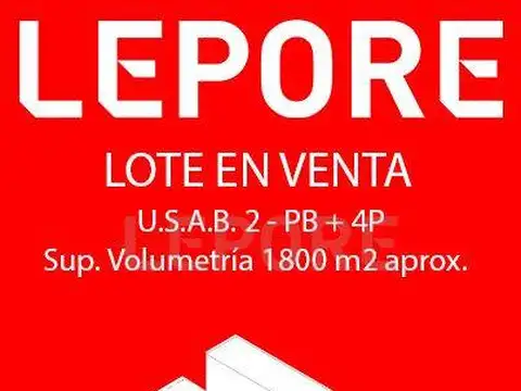 lote para 1.300 m2 vendibles