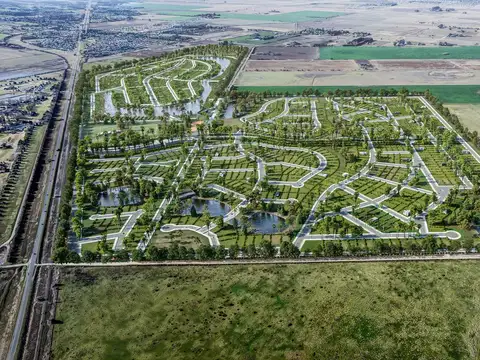 Venta terreno lote Cinco Lagos Barrio Privado Ibarlucea