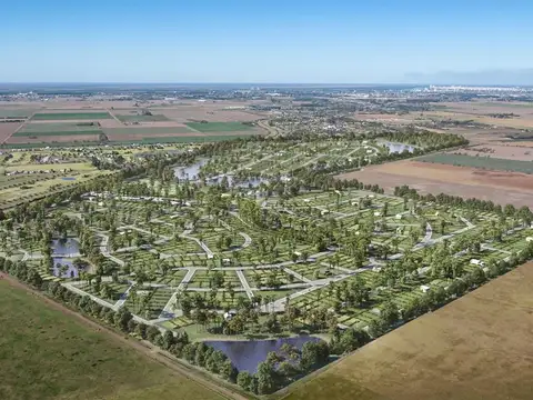 Venta / permuta - Terreno / lote 450 m2 en Cinco Lagos, barrio privado - Ibarlucea.