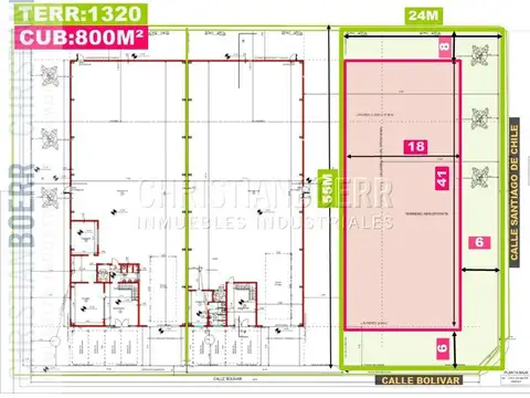 Depósito de 800m² cub. a estrenar