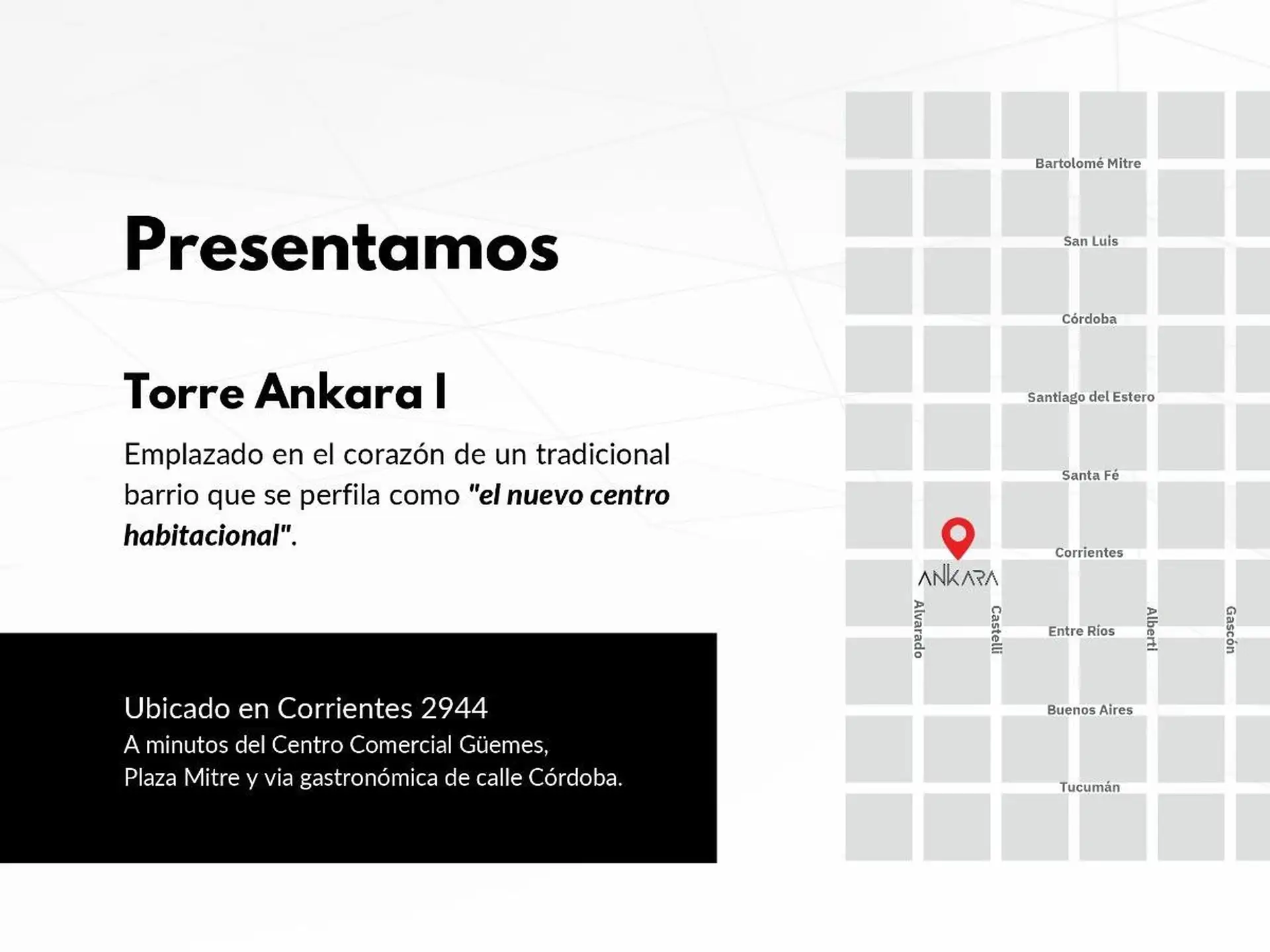 Departamentos de 2 y 3 ambientes en el edificio Ankara I
