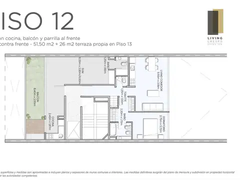 Departamento en Venta de 4 ambientes