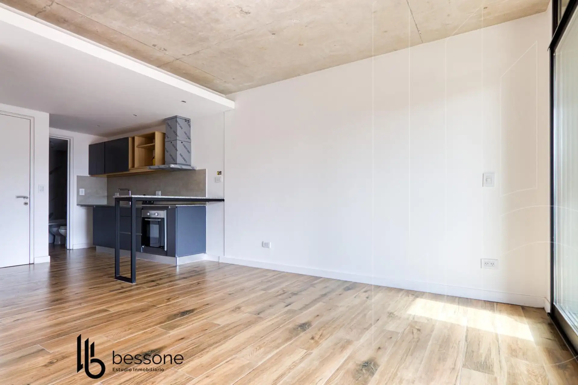 Departamento a estrenar 1 amb, 38m² con balcón y parrilla — Chauvin