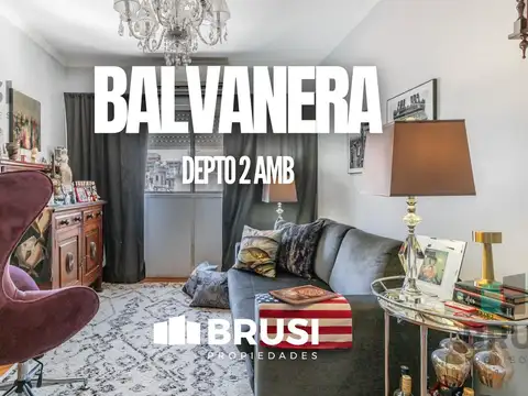 DEPTO EN VENTA EN BALVANERA - 2 AMBIENTES