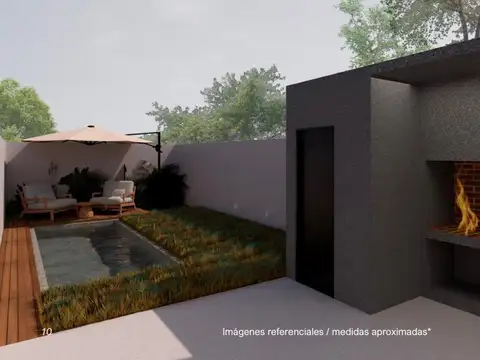 Depto Tipo Casa 4 ambientes con 2 baños